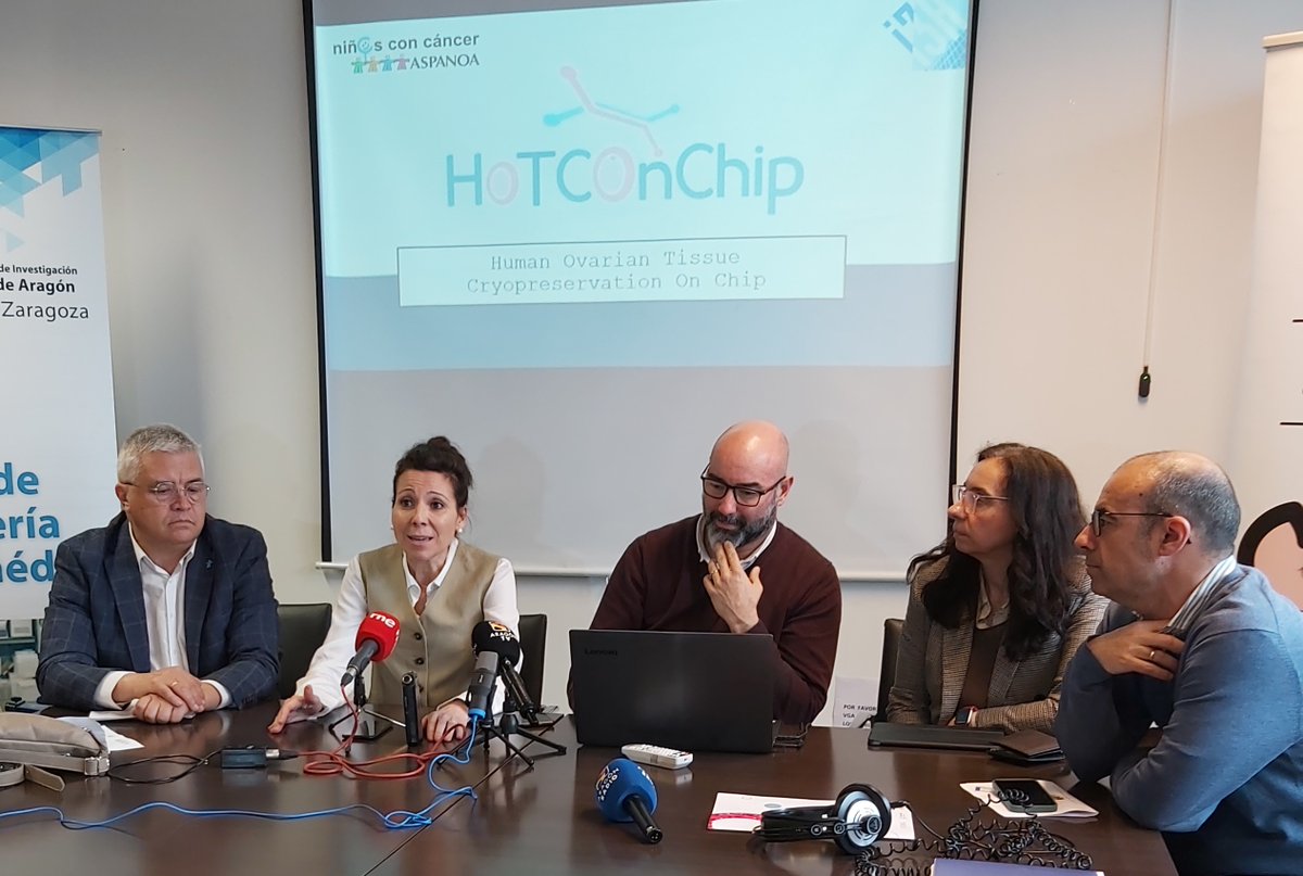 ℹ️ El 30% de las niñas con #cáncer tienen luego problemas para ser madres. 
🔬El grupo de investigación @TMELab, con financiación <a href="/aspanoa/">Aspanoa</a>  a través de la cátedra <a href="/unizar/">Universidad Zaragoza</a>, inicia un proyecto para mejorar la técnica de preservación del tejido ovárico.
📰 i3a.unizar.es/es/noticias/in…