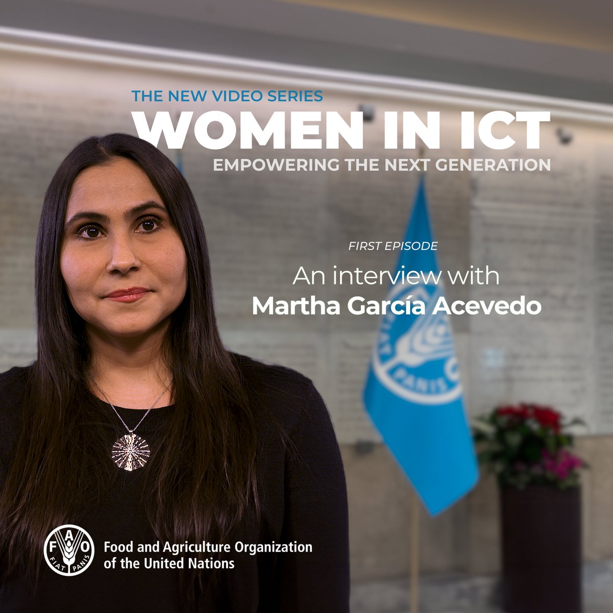 📢@FAO’s series #GirlsinICT repowers as #WomeninICT to empower the next generation of women in tech! 👩‍💼💪 🌟Discover the inspiring journeys of FAO's women driving change in the tech landscape🚀! 🎥Watch episode 1️⃣ with Martha, #FAO IT Officer. ➡️ shorturl.at/jpzH4