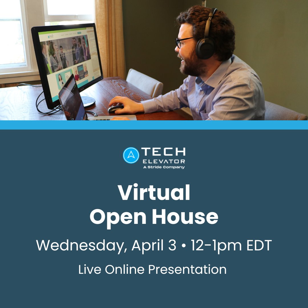Save the date for our upcoming Virtual Open House 🗓️ Join us on Wednesday, April 3 at 12 pm EDT. Say yes to a brighter future from the comfort of your own screen! 💻 See you there? 👀 RSVP now! brnw.ch/21wIckd #techcareer #virtual #openhouse