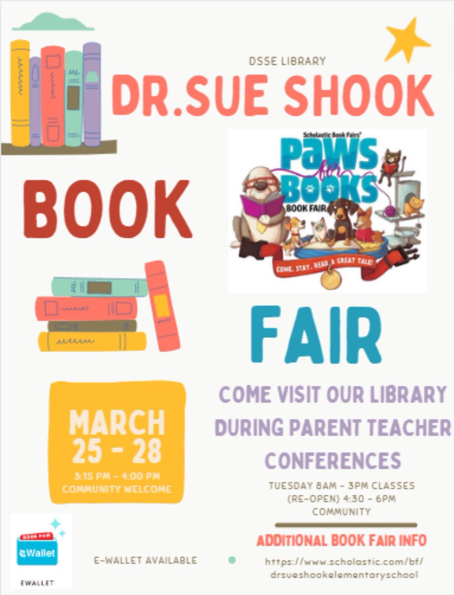 It’s Book Fair time! March 25-28! Community welcome after school and during parent teacher conferences! #RelentlessRattlers #TeamSISD