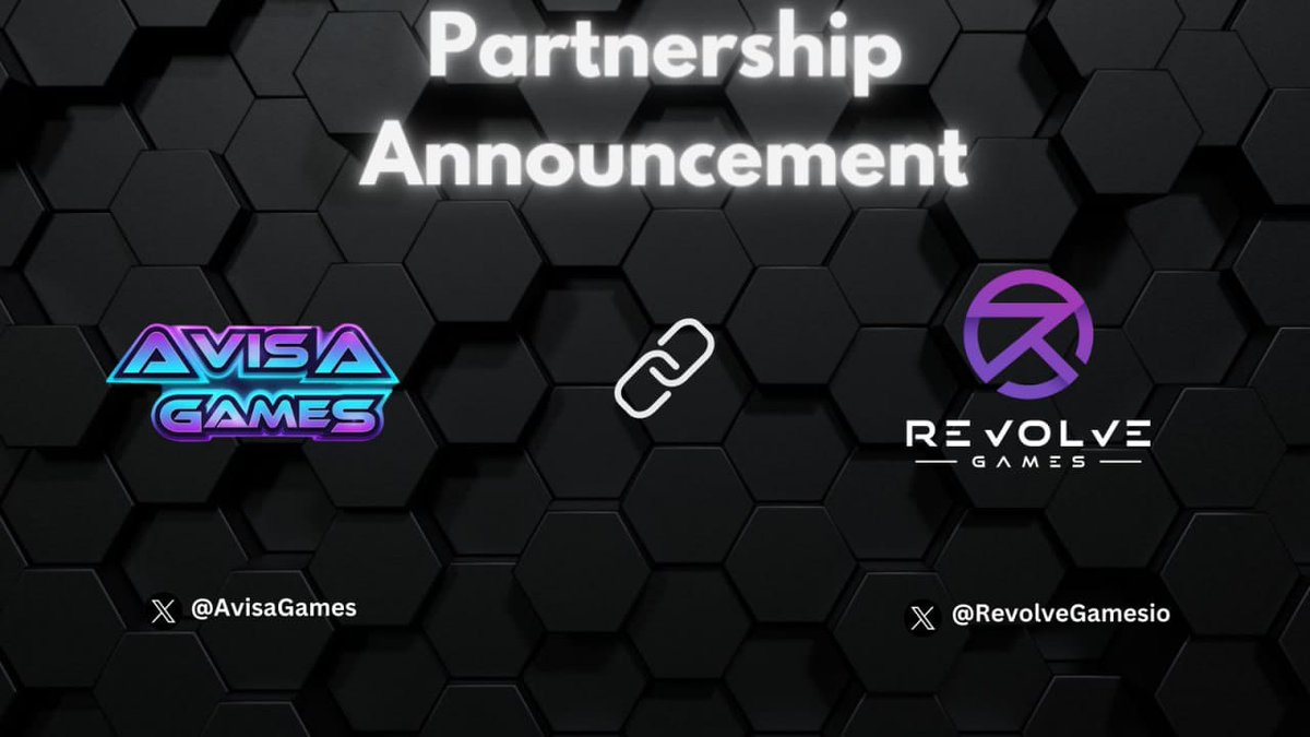 🛞 @AvisaGames announces its groundbreaking partnership with @RevolveGamesio 🛞 #RevolveGames is reshaping Web3 gaming, addressing many of the challenges faced by blockchain gaming economies. 🔽VISIT revolvegames.io #P2ESpace