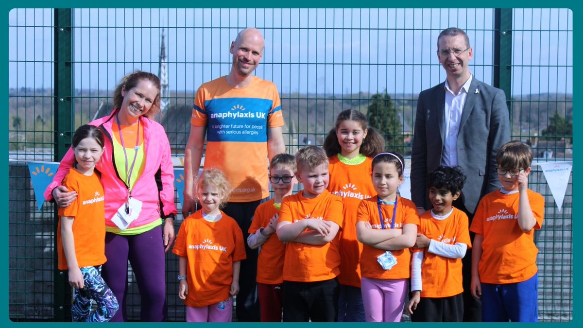 Meet @ChrisSoulUK who is running for a brighter future for his two daughters, who both have allergies. Read how he’s gone above and beyond to raise funds at Watford St John's CE Primary School, where he’s a teacher 👉anaphylaxis.org.uk/allergy-dad-lo…