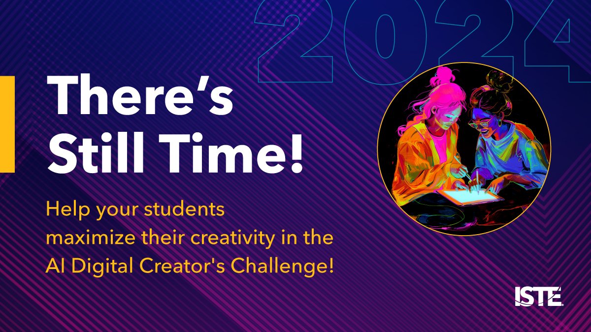 Calling all educators! There's still time to inspire your students to unleash their creativity in the #AI Digital Creator's Challenge! We're on the lookout for teams of three students, backed by a committed sponsor, to devise groundbreaking solutions fostering positive change in…