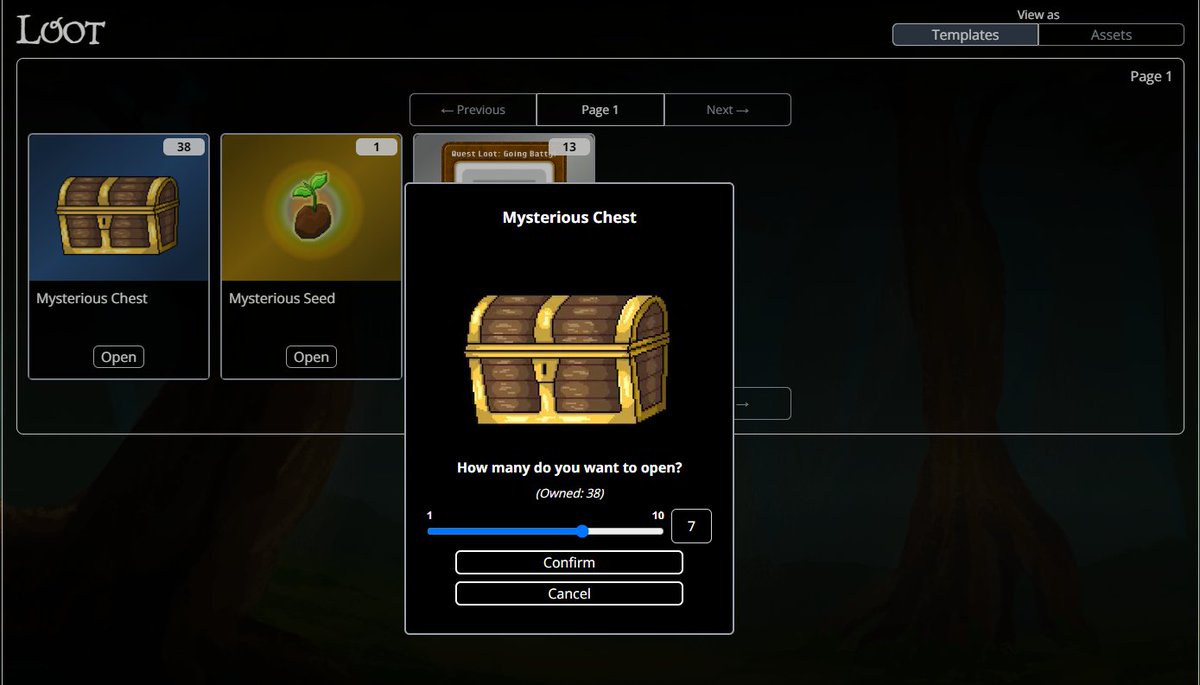 Soon it'll be easier than ever to manage your TAG NFTs! 
When the new website goes live, you'll be able to craft and upgrade with ease.
There'll also be ways to open loot and use consumable items in bulk!