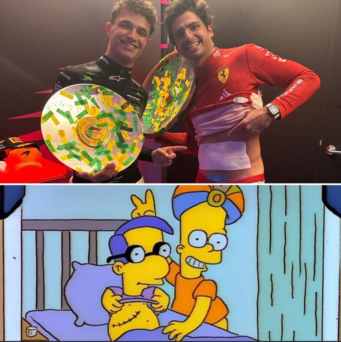 f1trollofficial's tweet photo. They’re the same picture https://t.co/MTKHMoRN6U