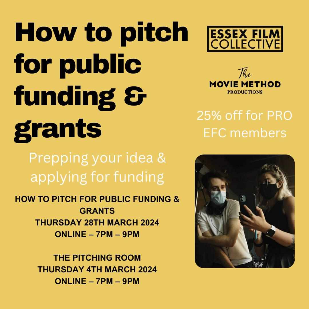 Having secured public funding (from a place I cannot yet say) for our short film, my #producer and I thought we would try to help break down barriers and teach other #directors and #actors how we did it ahead of the #bfinetwork film fund! This Thursday: essexfilmcollective.com/events/how-to-…