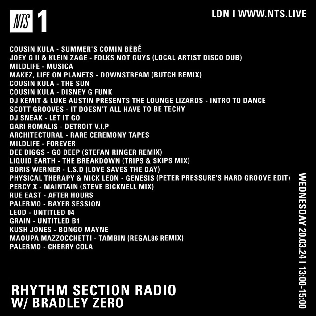 NTS is LIIIIIVE! 📻⁠ ⁠ Catch BZ had a chatting with @cousinkula , delving deeper into their mesmerizing new album “VITAMIN D”, as well as some fresh tunes from @mildlife_, @wearemakez, and @kleinzage & Joey Gii setting the springtime mood 🌸⁠ Stream: bit.ly/3PzzY6p