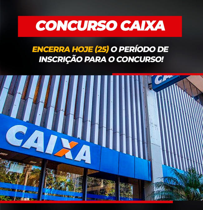OBJ_concursos's tweet photo. Provas da CAIXA está se aproximando! 🔥

4 mil vagas de nível médio e 50 de nível superior, com salários de até R$ 14.915. 

A hora de começar e partir na frente da concorrência já chegou! 

Já aperte no link da BIO e aproveite uma superoferta! Só por 24h conseguimos esse valor! https://t.co/oPo83u9Cgr