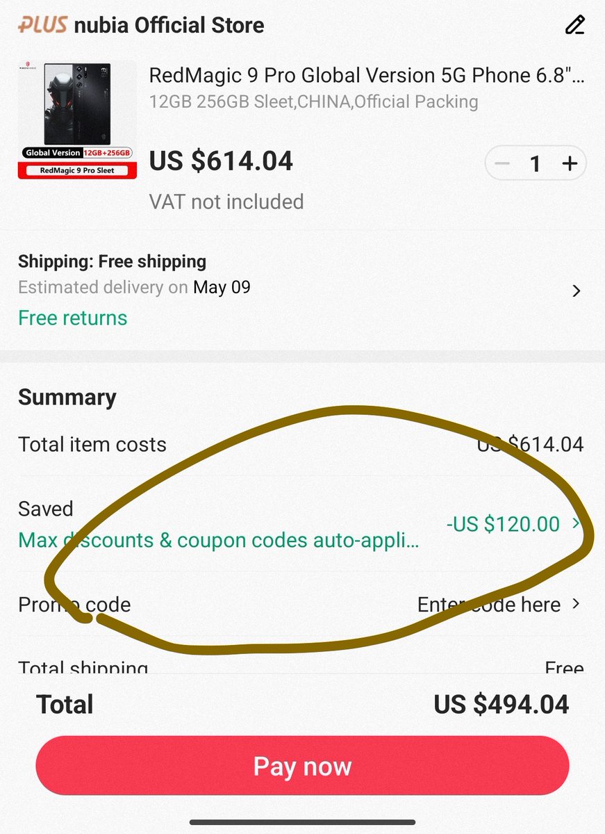 جبتلكم افضل جوال اندرويد فالالعاب 
وعليها خصم 120 دولار
كود الخصم :
GCC599
بطارية 6500- اخر معالج سناب دراغون - لو تستخدم سوشال ميديا يصمد معاك 10 ساعات حسب تجربتي
شحن سريع 6500
زر شفتات - صوت ستريو
s.click.aliexpress.com/e/_oEpP5UM