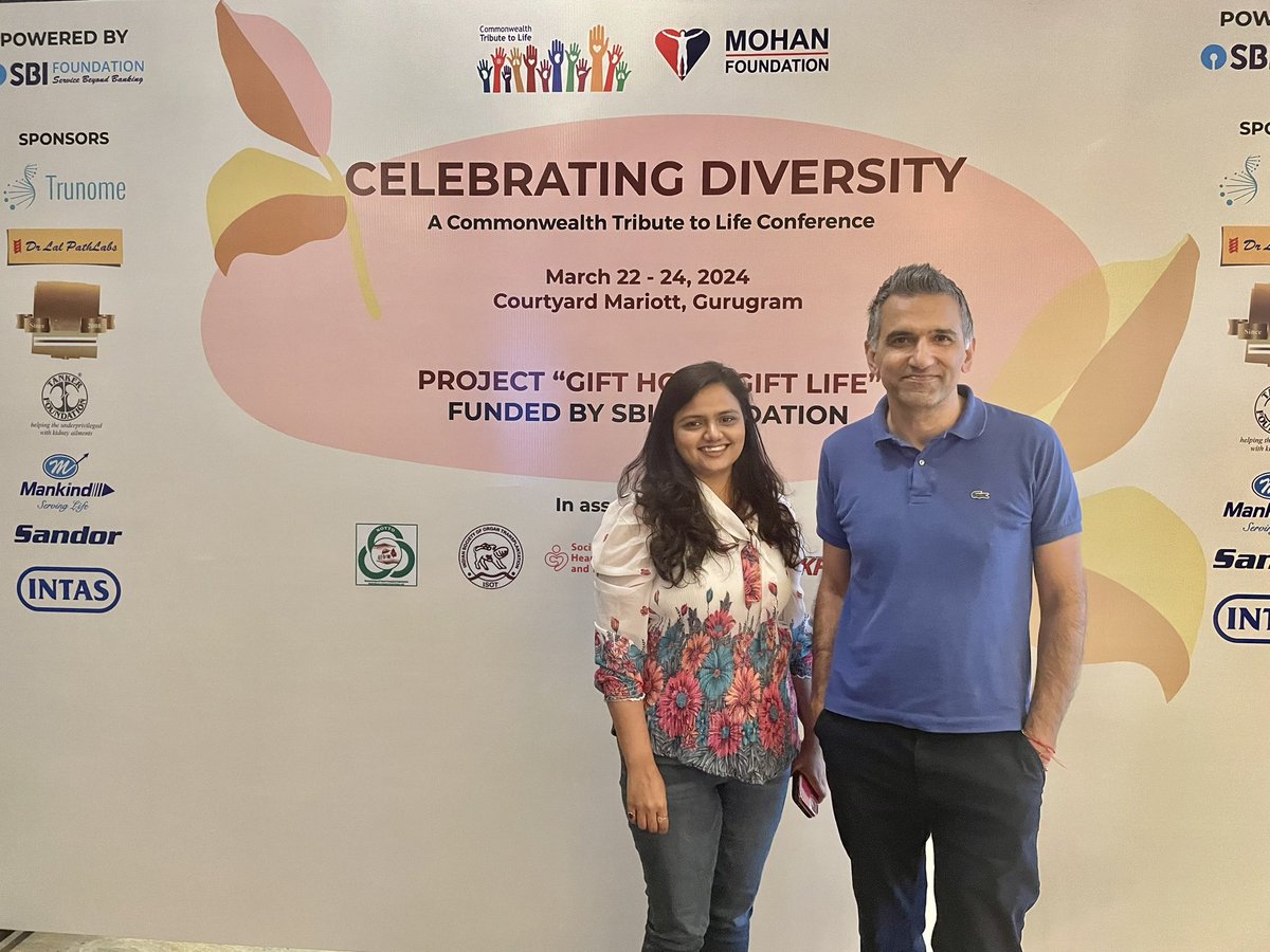 Honoured to share @uniofbeds #organdonation research at Commonwealth Tribute to Life @MohanFoundation conference ‘Celebrating Diversity’ & wonderful to catch up @bedsalumni MSc Public Health @AgrimaRaina excelling in a stellar #public health career in India @uobpublichealth