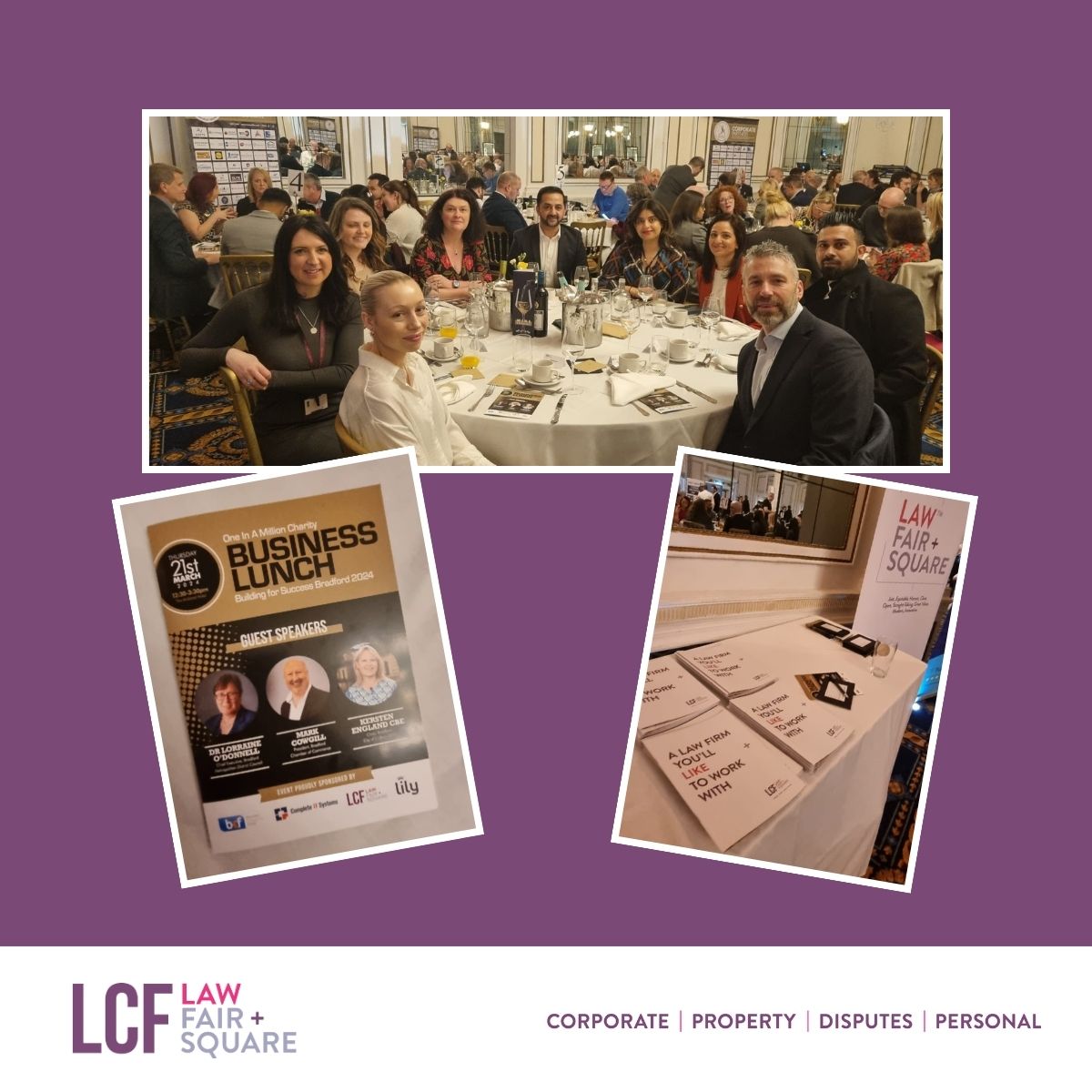 Last week we joined other #BradfordBusinesses for the @OneinaMillion_ #CharityLunch.

Amazing to hear of the many projects taking place around the city & an honour to sponsor the event & help raise funds to support children in disadvantaged communities. #OIAMCharity #Bradford2025