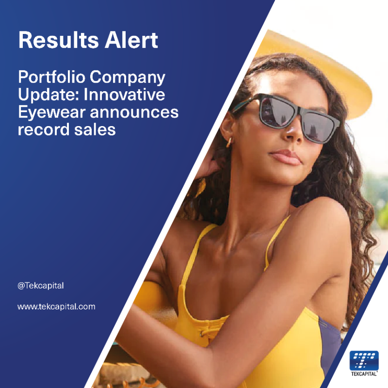 tekcapital's tweet photo. Innovative Eyewear announces record sales

Innovative Eyewear's revenue grew 75% in the year to 31st December 2023. Q4 sales were the highest quarterly sales to date, eclipsing combined revenue for the preceding 9 months

$LUCY #TEK