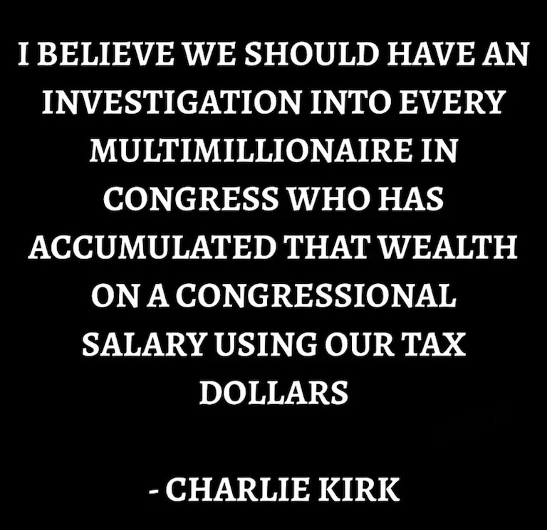 Do you agree with Charlie Kirk?