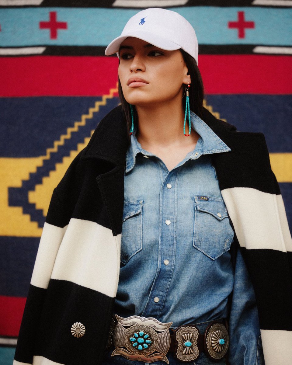 The Polo Ralph Lauren x #NaiomiGlasses collection is a collaboration that combines classic silhouettes with traditional Navajo weaving motifs. Naiomi curated turquoise and silver jewelry from renowned Indigenous artisans available for purchase at our Aspen, New York, and Phoenix…