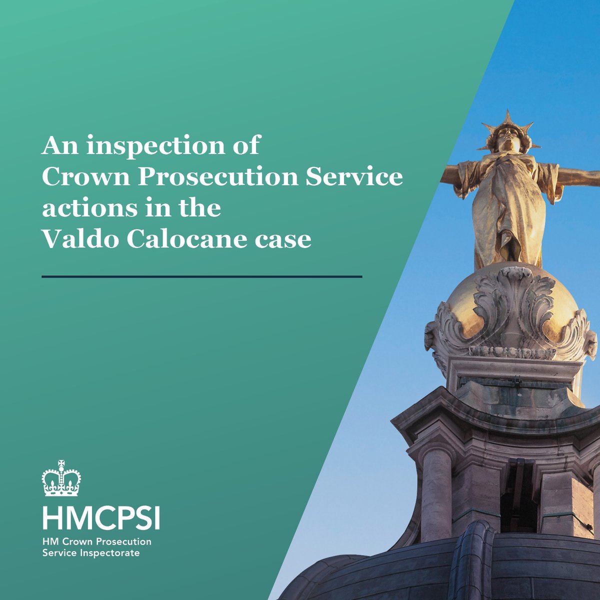 Today HMCPSI has published its independent inspection into @CPSUK handling of the Valdo Calocane case. While CPS complied with the law and obligations to the family, the case highlights areas where the family could have been better supported justiceinspectorates.gov.uk/hmcpsi/inspect…