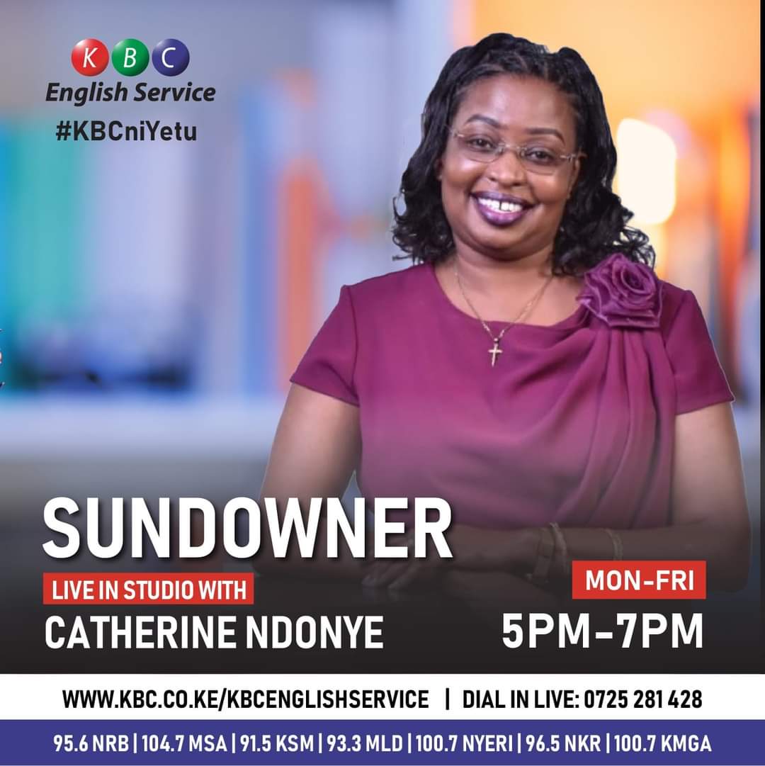 It's MONDAY and the BLUES BEATER #SundownerKBC is calling. Has it rained where you are yet? Let us know as we relax to some music with substance. With Catherine Ndonye HSC LIVE: kbc.co.ke/radio/