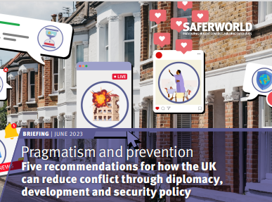 What does Saferworld want to see from the next UK government? Read our Five recommendations for how the UK can reduce conflict: bit.ly/3TKlXFu