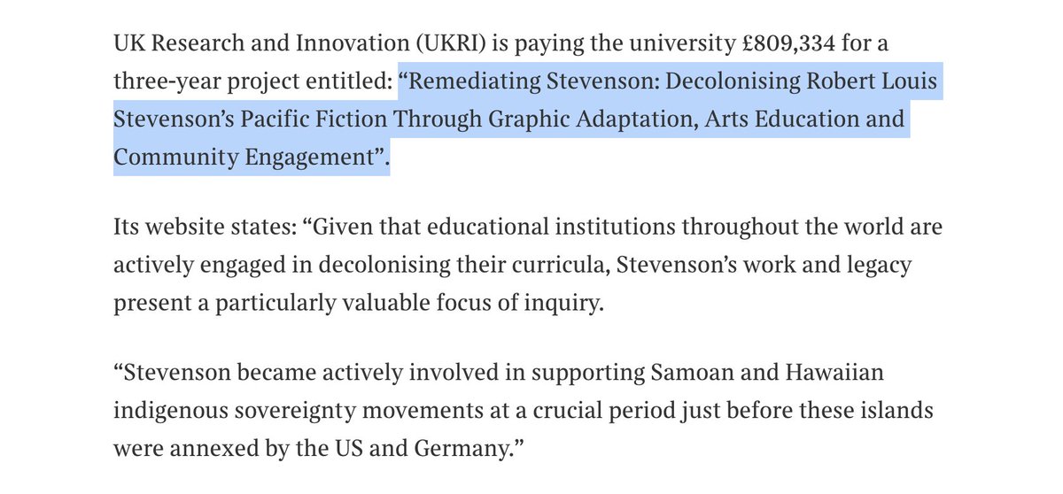 How much of what UKRI is spending money on is not just a waste of money, but actively making the world worse? thetimes.co.uk/article/30fae9…