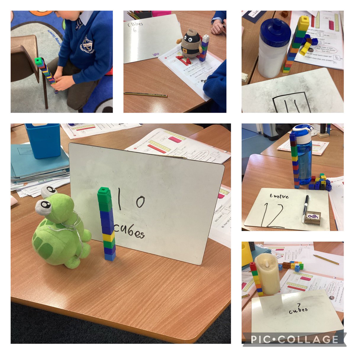 stmonicasbootle's tweet photo. Class 1L have enjoyed using cubes to measure objects around our classroom. #whiterosemaths #year1maths https://t.co/46l1rTuzZz