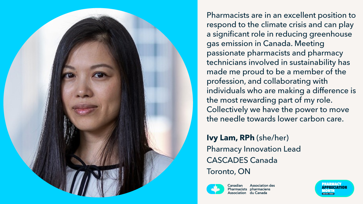 Meet Ivy Lam! We caught up with Ivy during #PAM2024 to talk about her role in pharmacy innovation, her passion for environmental sustainability and how the profession has the power to reduce the carbon footprint of the health-care system. 🗨️ ow.ly/ml2C50R14US