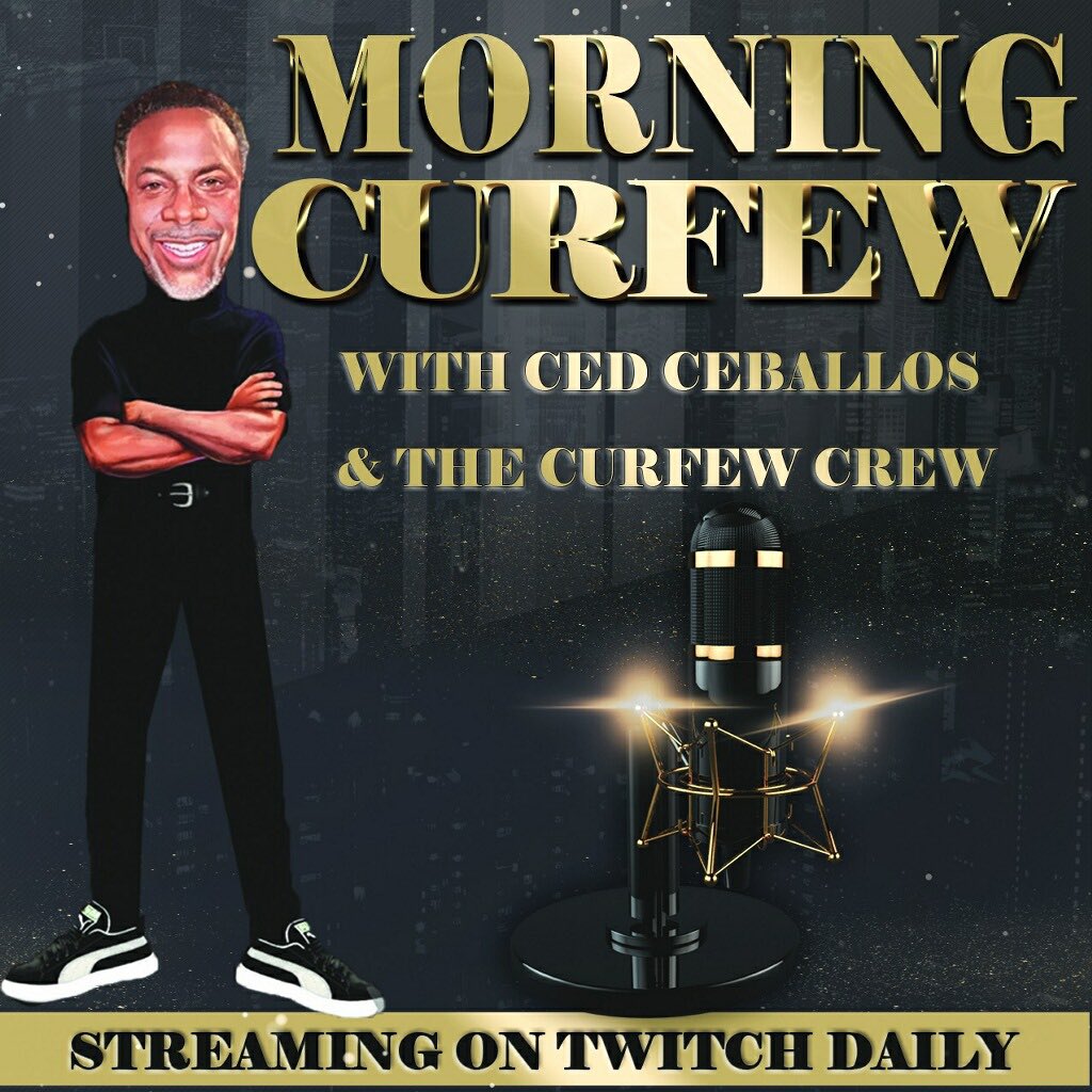 twitch.tv/cedceballos join us for #TheMorningCurfew @ 7am pst for conversation, kind people and feel good music….