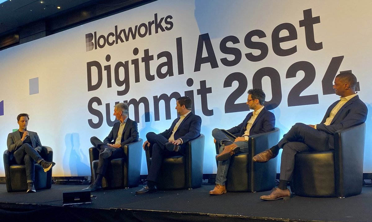 My take on @blockworksDAS 2024 Massive line-up, creds to the Blockworks team! Opening with a killer quote that really set the tone: 'DAS is in its 5th year and we've always been asking the same question 'Will we see institutional uptake?' this year is the first that we really