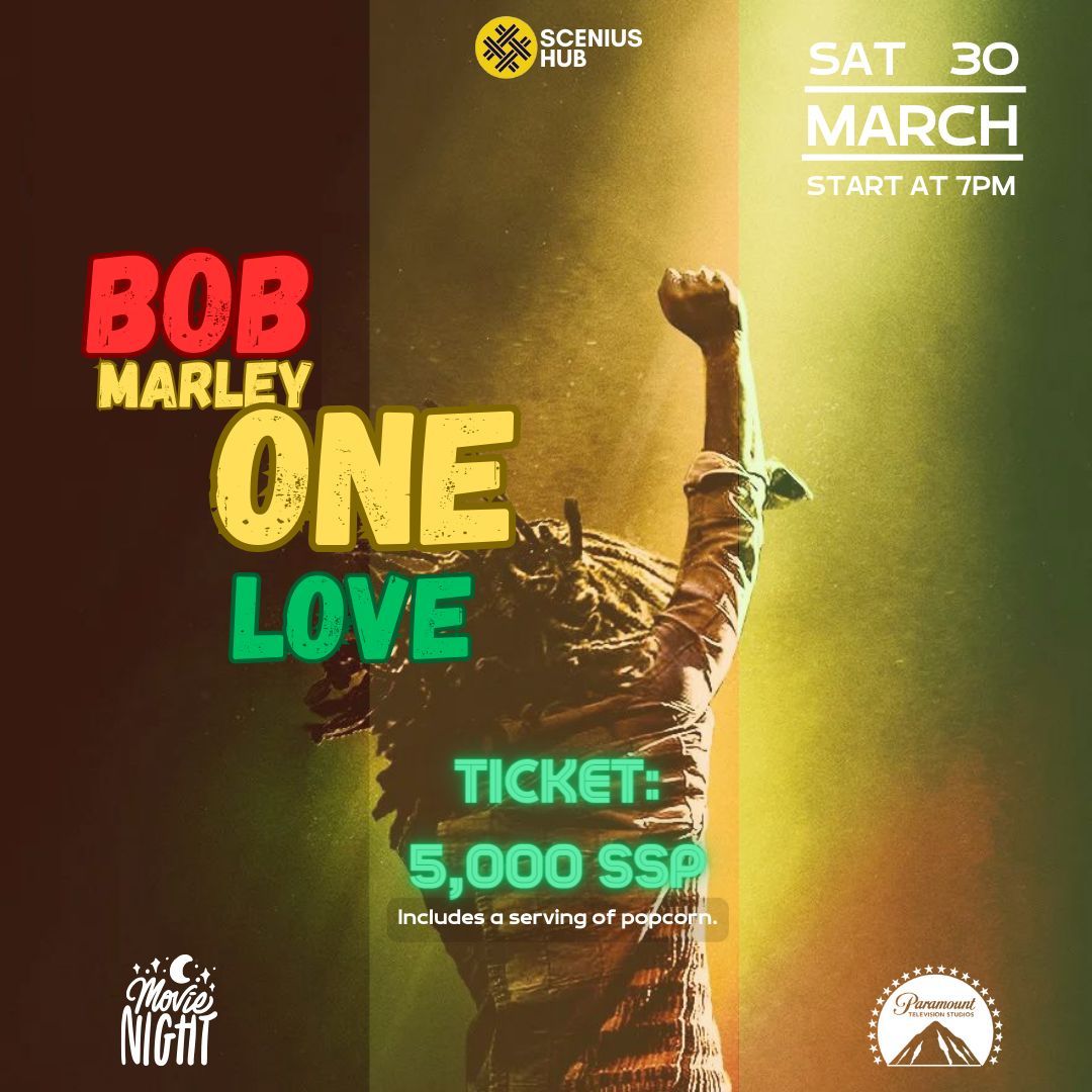 Get ready to sing, sway, and celebrate the legend himself, Bob Marley! This Saturday, Scenius Hub is screening the new Bob Marley movie, and you're invited! Stay tuned all week for fire details and get ready for a roots rockin' good time! #Sceniushub #BobMarleyMovie #Movienight