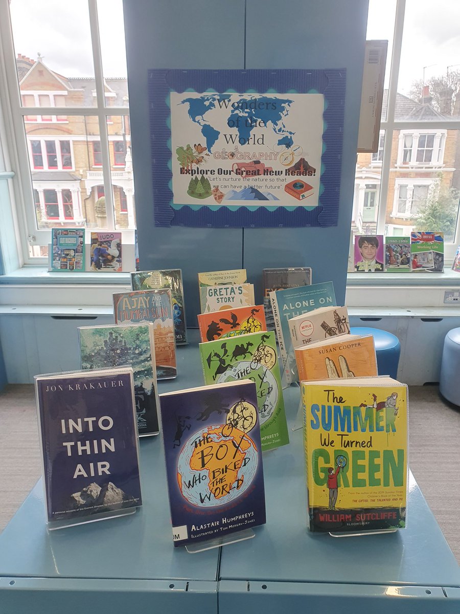 Geography books from our reading lists now make up a new display at the Learning Resource Centre in Jerningham! We look forward to hearing student reviews of these books embedded in our curriculum. 

#chooseGeography