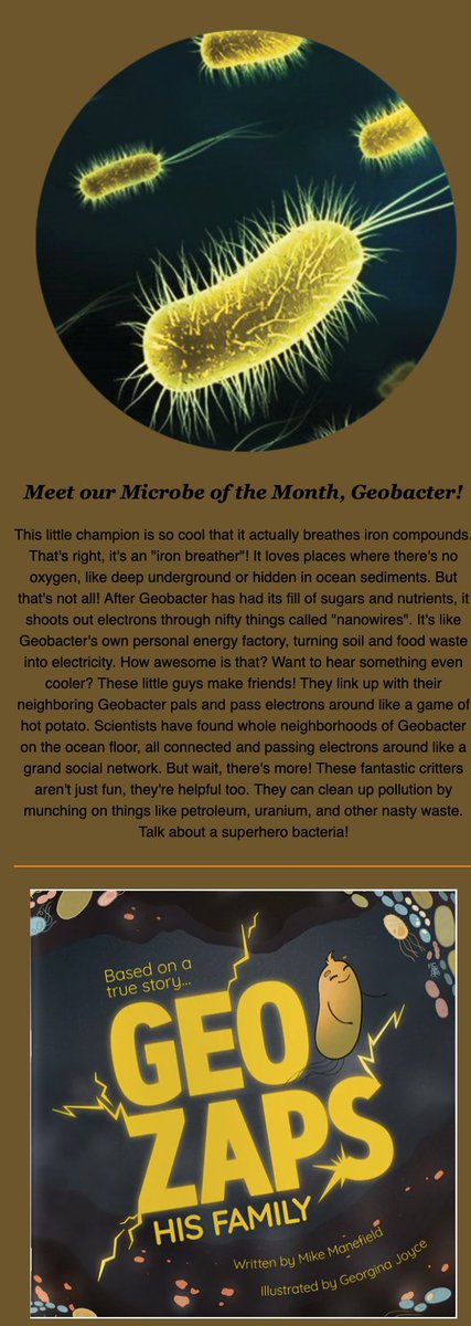 look who is microbe of the month #Geobacter the microbeelectric