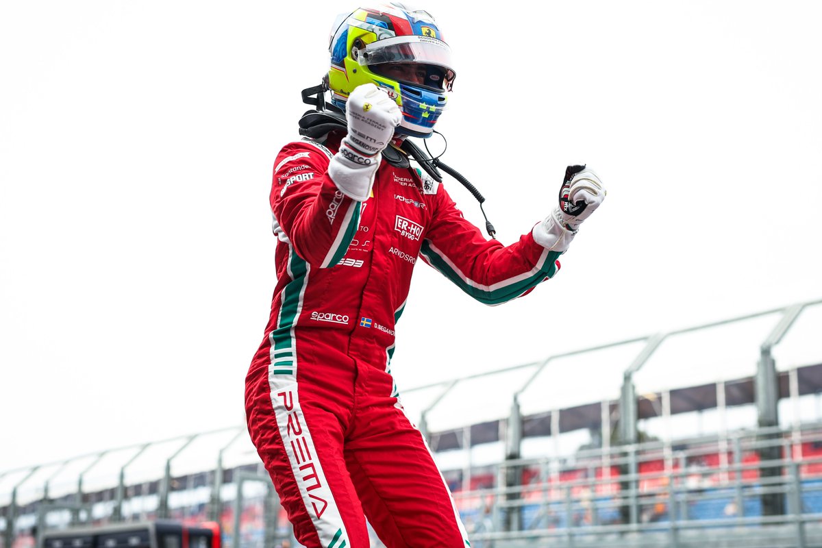 First F3 win ✅ Up to fourth in the standings ✅ How Dino feels 👇 What a weekend for our Super Swede 🙌 #FDA
