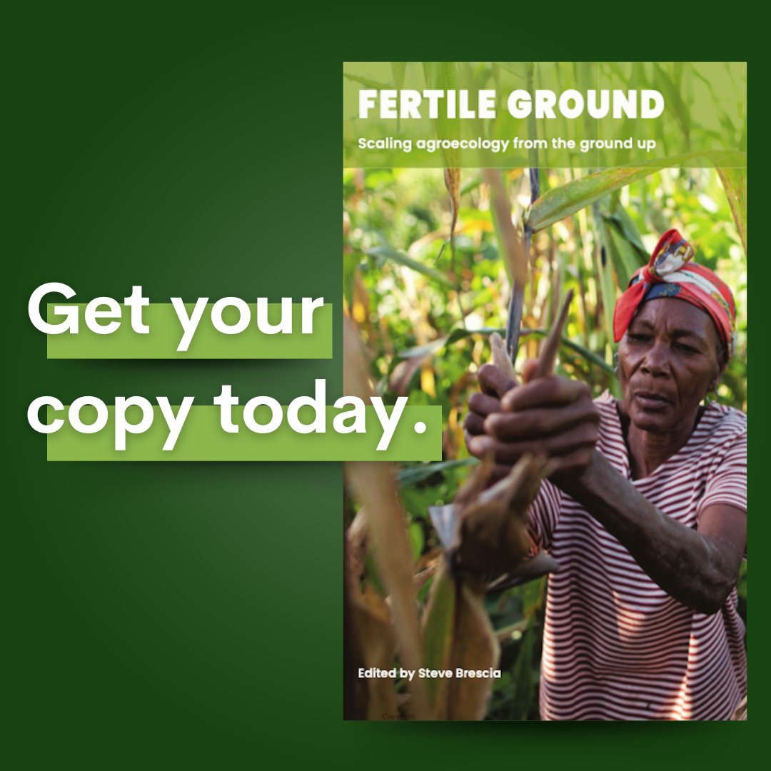 Our book 'Fertile Ground: Scaling #Agroecology from the Ground Up' explores global efforts in sustainable agriculture. Get your free digital copy here: practicalactionpublishing.com/book/2826/fert… Support Groundswell's initiatives by donating to receive a printed copy: secure.qgiv.com/for/fertilegro…
