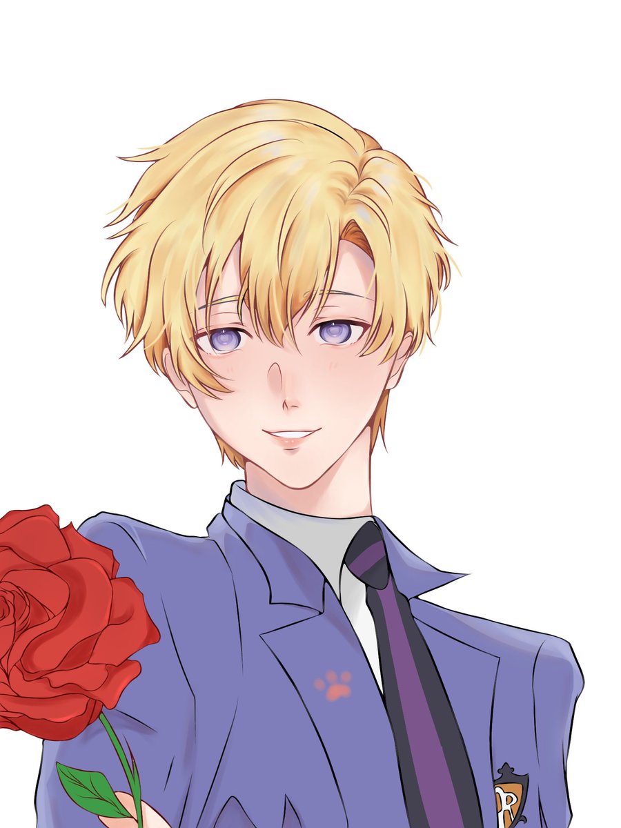 Kak Tamaki dan 1001 ocehan romantisnya 🌹 #ouranhighschoolhostclub #tamakisuoh #ArtistOnTwitter