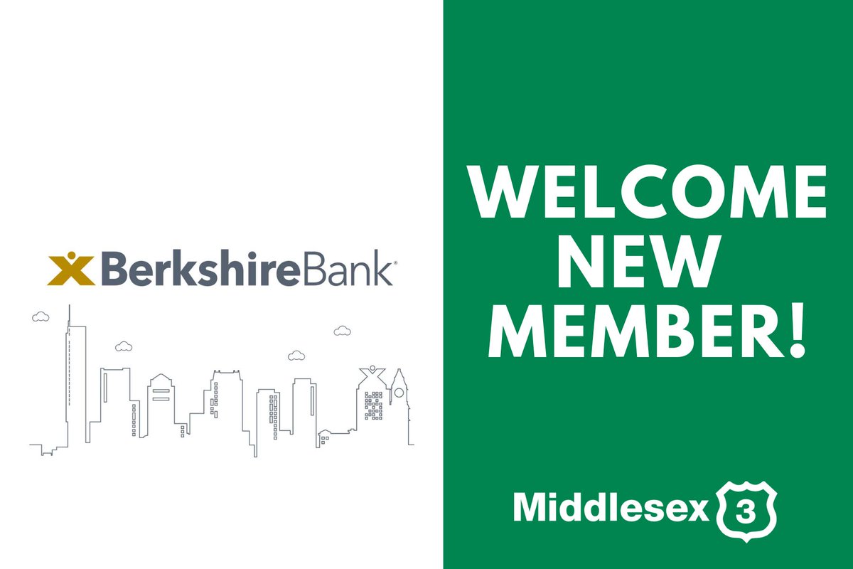 The Middlesex 3 Coalition is thrilled to welcome @BerkshireBank as a member of the Coalition! Be sure to #connect with them and check out their website to learn more: berkshirebank.com! Thank you for joining and welcome to the Coalition!