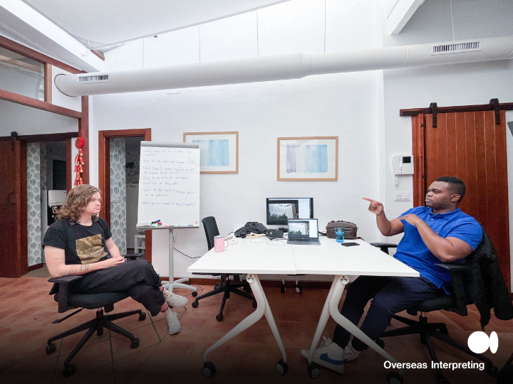 OverseasInterp's tweet photo. "How do you promote language justice?" https://t.co/bE3k1I7GXP