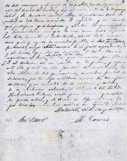 El Manifiesto de Montecristi firmado por Martí y  Gómez el 25 de marzo de 1895  expuso las ideas para organizar la guerra de 95 por la independencia de #Cuba. Este documento constituye una fehaciente muestra de la unidad y solidez de la revolución cubana #UnidosXCuba