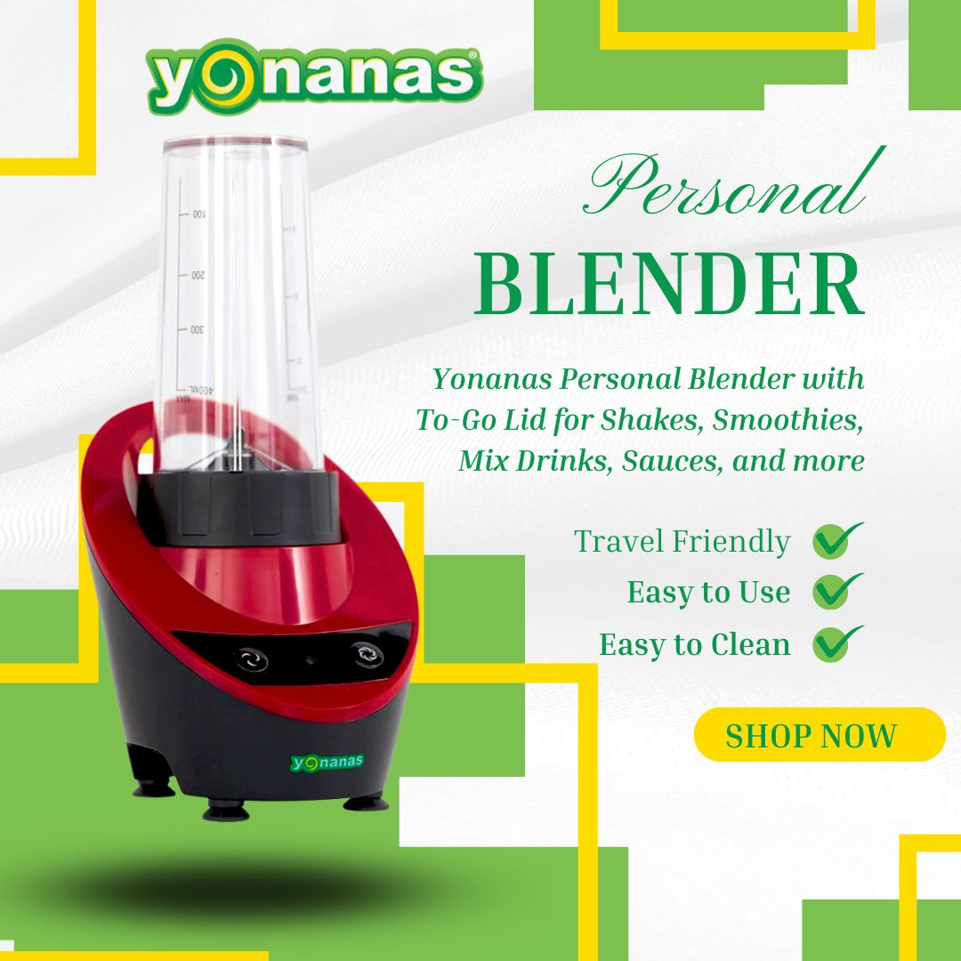 We know you're busy! 🏃‍♀️ 
The Yonanas Personal Blender is the perfect blender for life on the go! 

#Yonanas #personalblender #blenders #blender #smoothie #healthylifestyle #smoothies 

 bit.ly/43vz28I