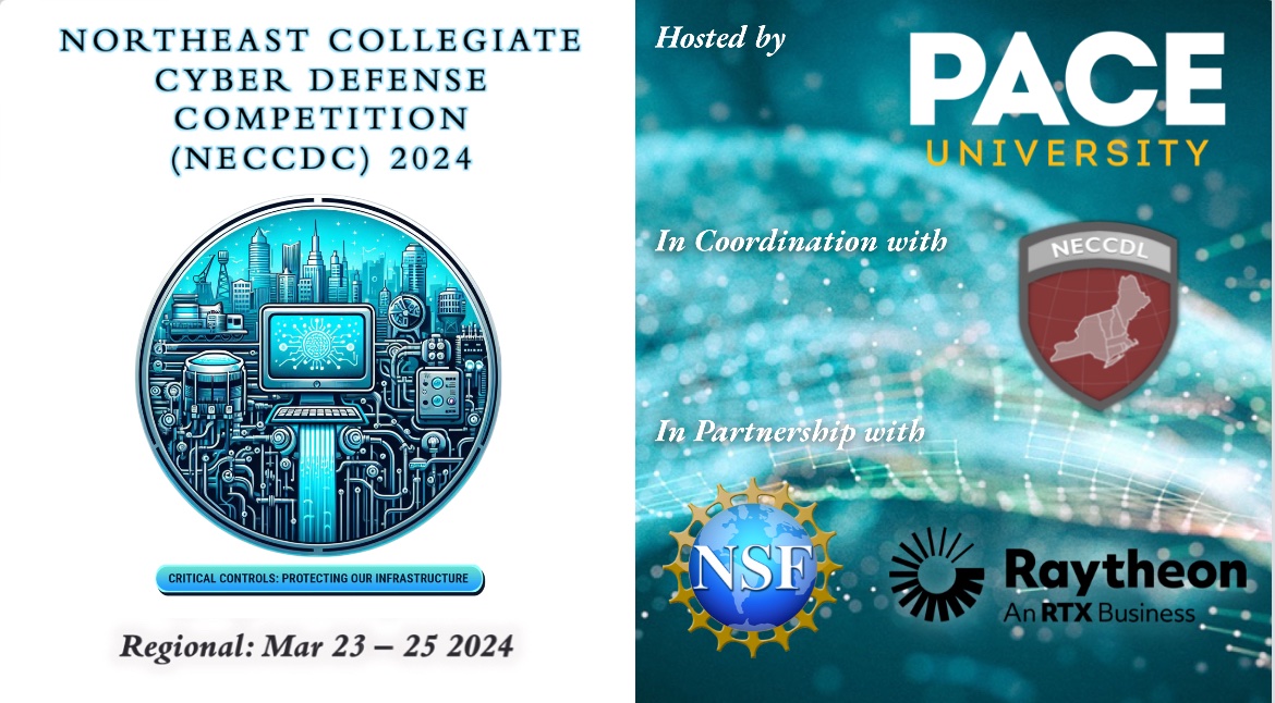 NECCDL / NECCDC (@neccdl) on Twitter photo #neccdc 2024 competition hosted by <a href="/PaceUniversity/">Pace University</a> was held this weekend with keynote, panel debrief & awards ceremony today. Thanks to Vibranium sponsors <a href="/NSF/">U.S. National Science Foundation</a> & <a href="/Raytheon_Jobs/">RTX Jobs</a> <a href="/RTX_News/">RTX</a> for their partnership! #CyberSecurity #dfir #infosecurity #neccdc 2024 competition hosted by <a href="/PaceUniversity/">Pace University</a> was held this weekend with keynote, panel debrief & awards ceremony today. Thanks to Vibranium sponsors <a href="/NSF/">U.S. National Science Foundation</a> & <a href="/Raytheon_Jobs/">RTX Jobs</a> <a href="/RTX_News/">RTX</a> for their partnership! #CyberSecurity #dfir #infosecurity