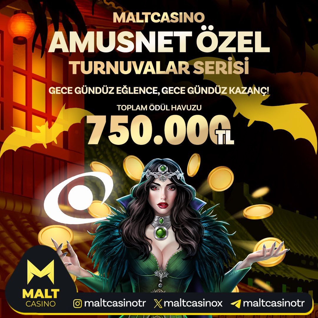 🔥 MaltCasino'nun kazanç dolu dünyası, Amusnet'in heyecan verici oyunlarıyla birleşiyor!

💵 Toplam ödül havuzu: 750.000₺
🤩 Günün her saati eğlence ve kazanç seninle!

➡️ Kazançlarını zirveye taşımak için hemen turnuvaya katıl t2m.io/mctipsthst44