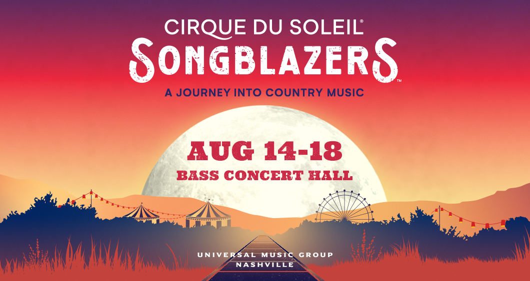 JUST ANNOUNCED! Cirque du Soleil & Universal Music Group Nashville are excited to present Songblazers, an innovative country-themed show that pays tribute to the legendary and modern trailblazers of country music. On sale Thu, Mar 28 at 10 am. Learn More: bit.ly/3PBXkIJ