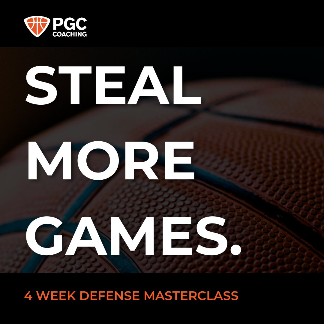 4-week Defensive Strategies Track kicks off April 4th. Head here to learn more: coach.pgcbasketball.com/defensive-stra…