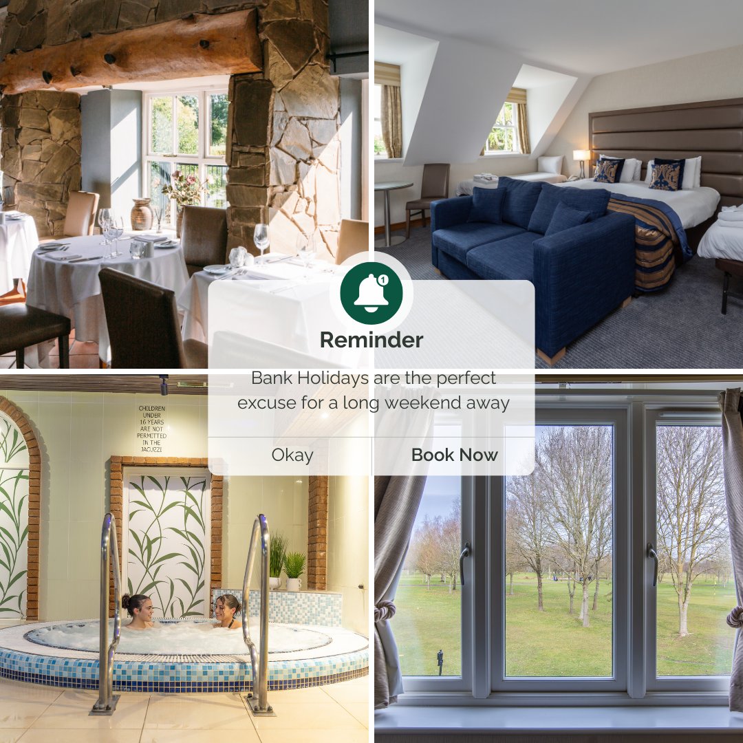 ardencotemanor's tweet image. Important reminder ❗

Easter weekend is just around the corner – and it’s a four-day weekend! That makes it the perfect opportunity to book a weekend away.

Breaks for the school holidays are available - from just £155 per family. 

#weekendaway #springgetaway