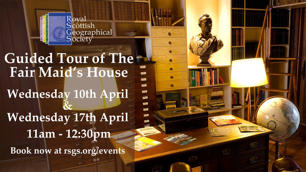 Planning a trip to Perth next month? - On the 10th and 17th April, we are hosting exclusive tours of the Fair Maid's House, one of Perth's most iconic and historic buildings! 🗺️🔍 Tickets are available to book for both dates at rsgs.org/events