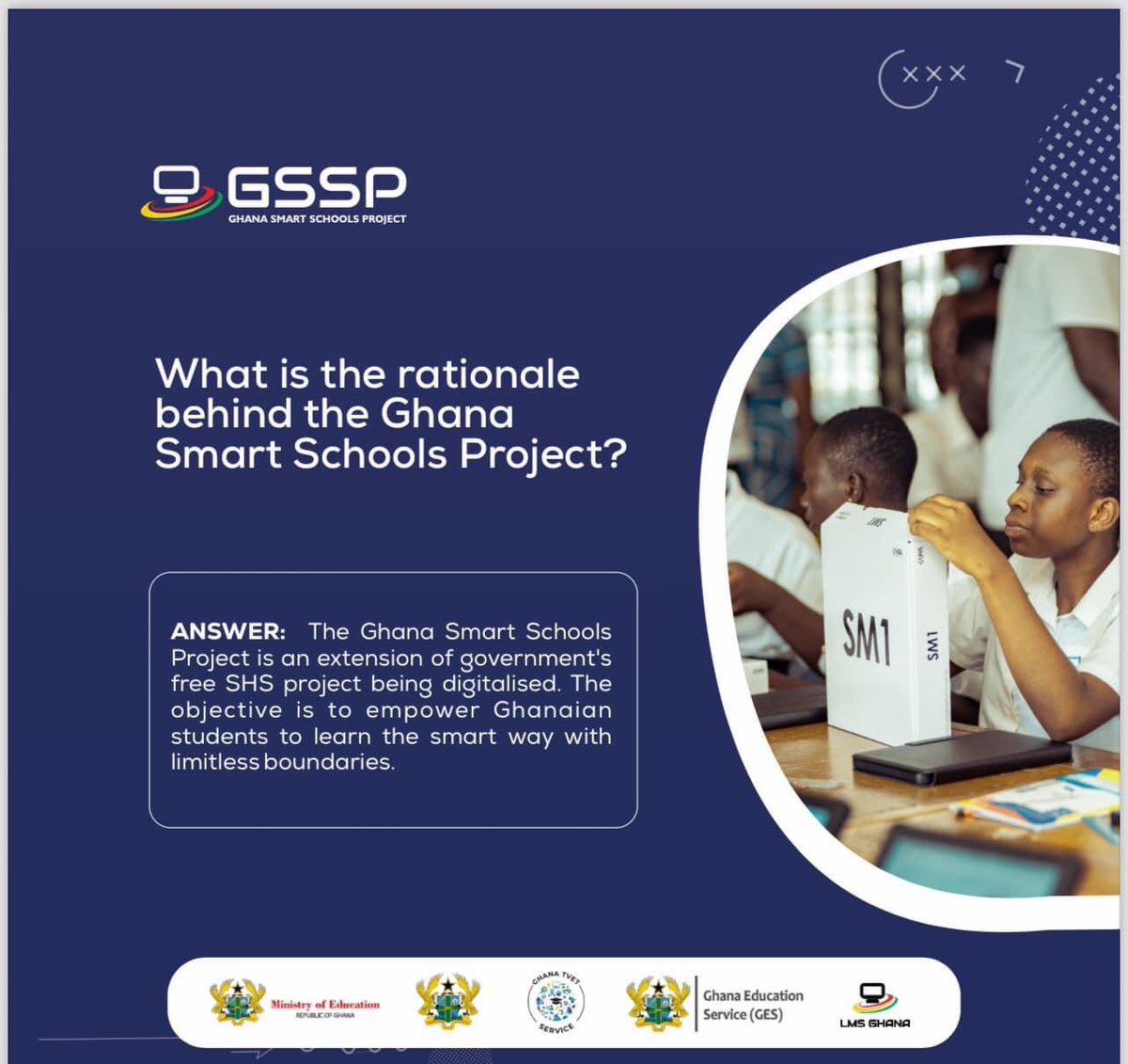 patriottvgh's tweet image. All you need to know about the 1 Student 1 Tablet Initiative under the Ghana Smart Schools Project (GSSP)

#BoldSolutionsForTheFuture 
#Bawumia2024