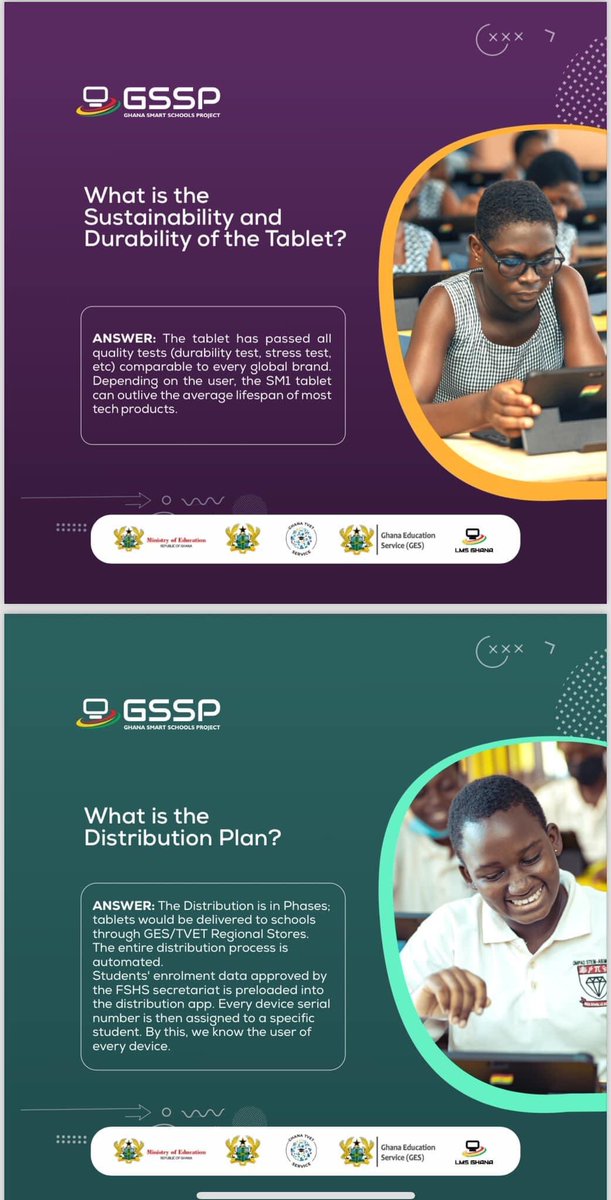 patriottvgh's tweet image. All you need to know about the 1 Student 1 Tablet Initiative under the Ghana Smart Schools Project (GSSP)

#BoldSolutionsForTheFuture 
#Bawumia2024