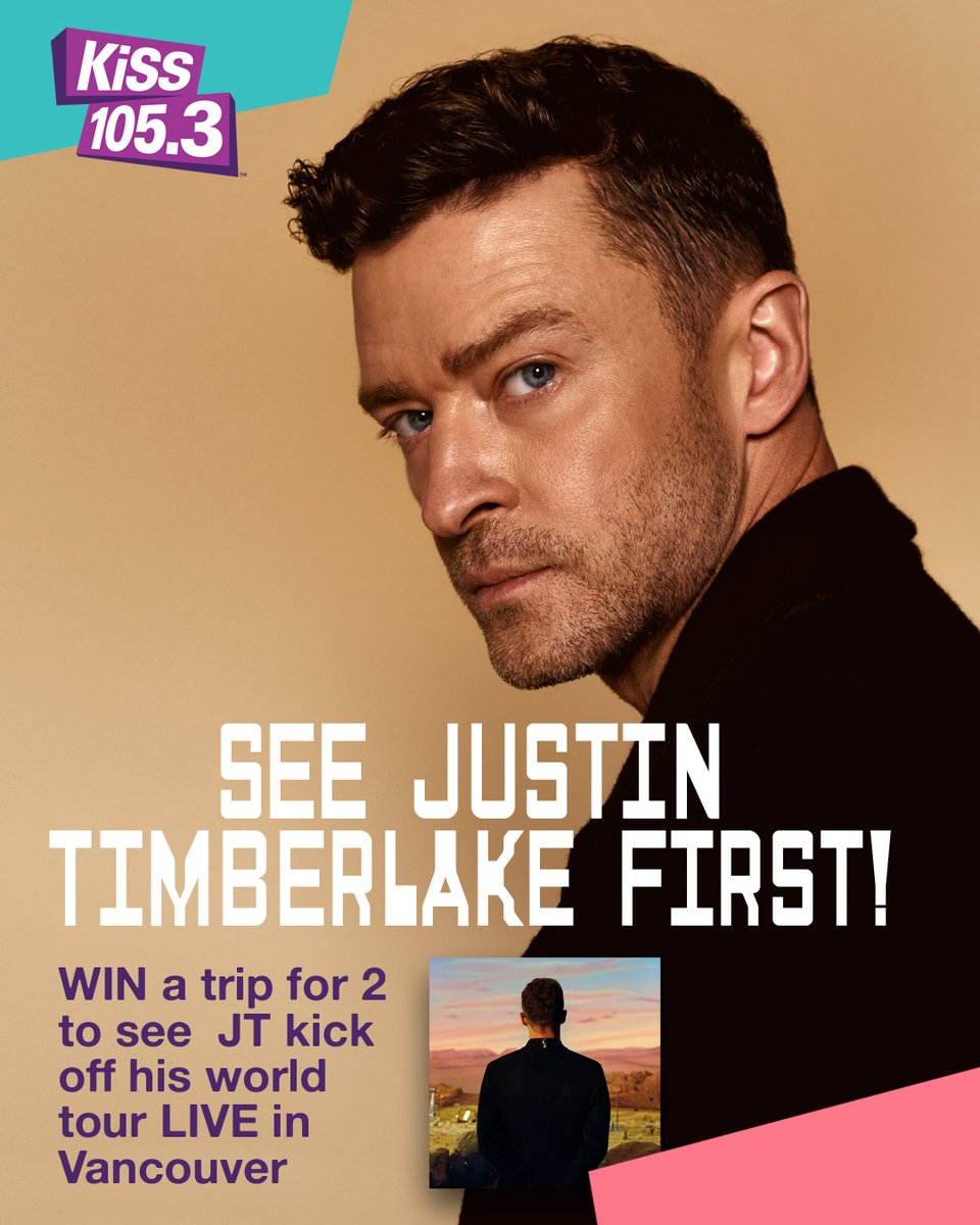 Be Selfish…Forget The World—but do it on a trip to see Justin Timberlake! 🤩🚨 You'll score flights, hotel, a vinyl copy of Justin Timberlake's new album, Everything I Thought It Was, and 2 tickets to see him in Vancouver on April 29! 🛫🎫 Enter now: bit.ly/4aeheRV