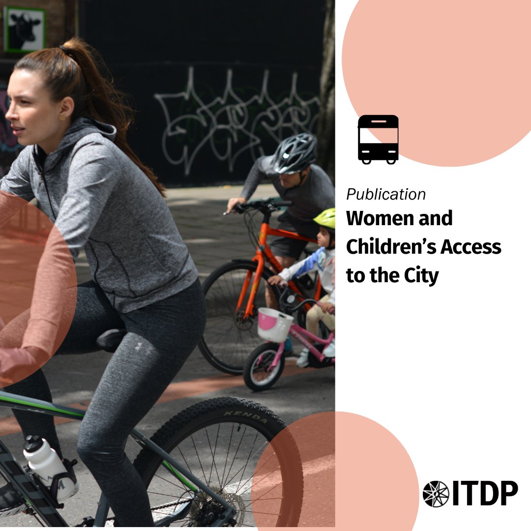 For #WomensHistoryMonth, we're looking at @ITDPBrasil's 2018 report that examines how women & children encounter barriers accessing work, education, & leisure. It sheds light on these challenges & proposes gender-inclusive transport solutions. bit.ly/3vcjB92