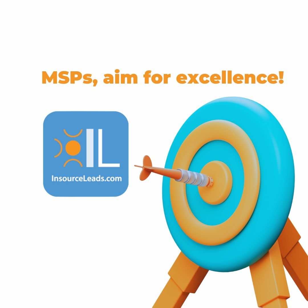 MSPs, aim for excellence! Our outsourced sales team doesn't just open doors; we escort you through, handling every step from the first contact to the celebratory close. Your comprehensive path to victory. #AimAndConquer #B2BLeadGen #SalesStrategy #ApptSetting #InsourceLeads