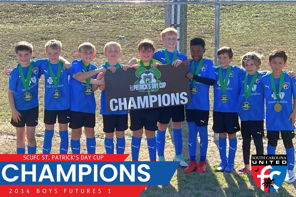 Congrats to our 2013 Boys Pre ECNL 1 team and our 2014 Boys Futures 1 team for their successful tournament weekend at the SCUFC St. Patrick's Day Cup!