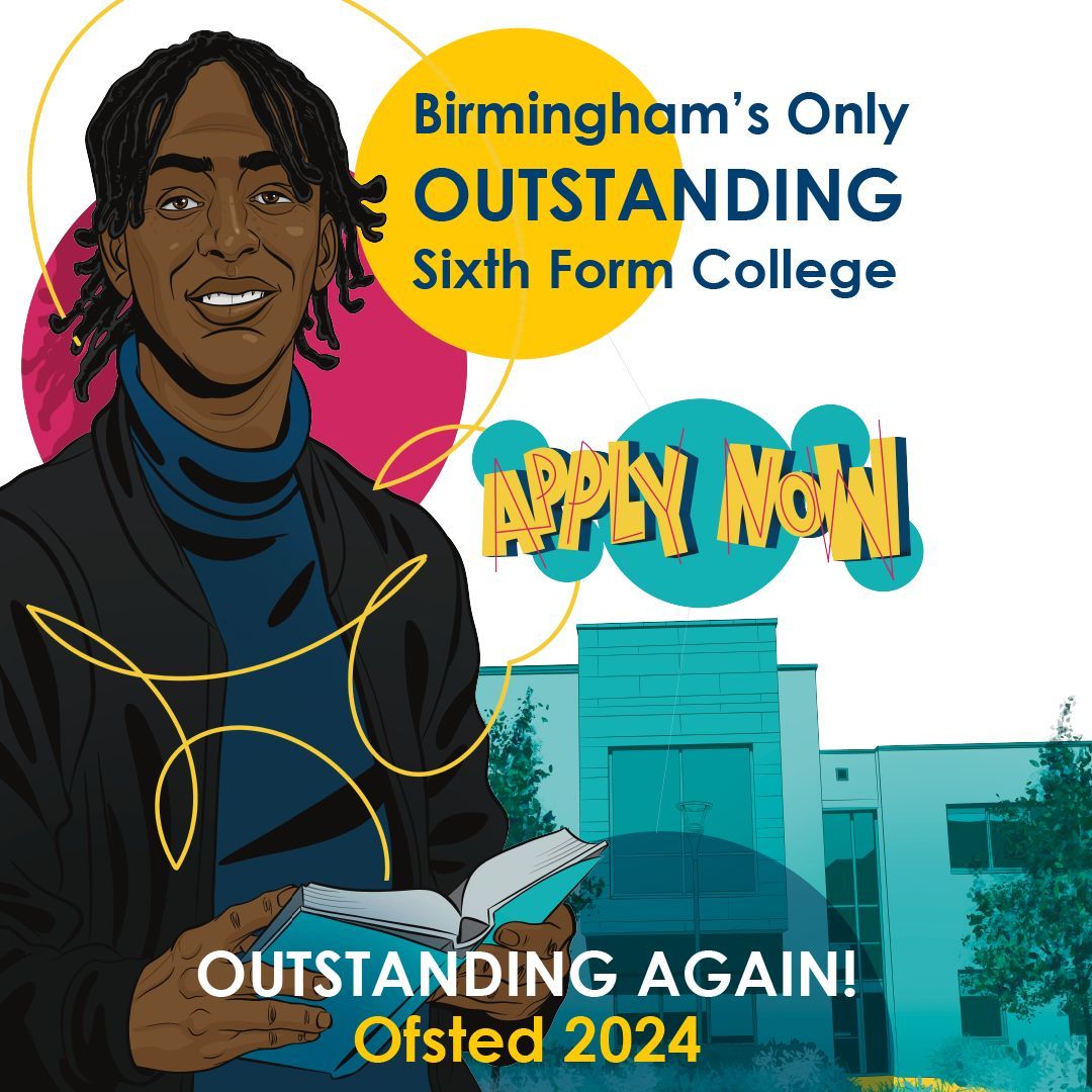 Thinking about the next steps towards your future? 🤔 As Birmingham's only outstanding sixth form college, we're dedicated to providing an exceptional education for all. 💫 Download our Prospectus and hit that apply button 🔗 in bio 🙌 #keepgrowing #ofstedoutstanding