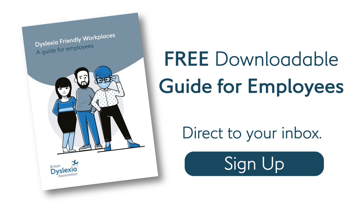 If you’re a dyslexic employee, you can download our FREE employee guide for Dyslexia Friendly Workplaces. Simply sign up and receive a copy direct to your inbox today: bit.ly/4ccH1M1 #DyslexiaAtWork #Dyslexia #Employee #ReasonableAdjustments